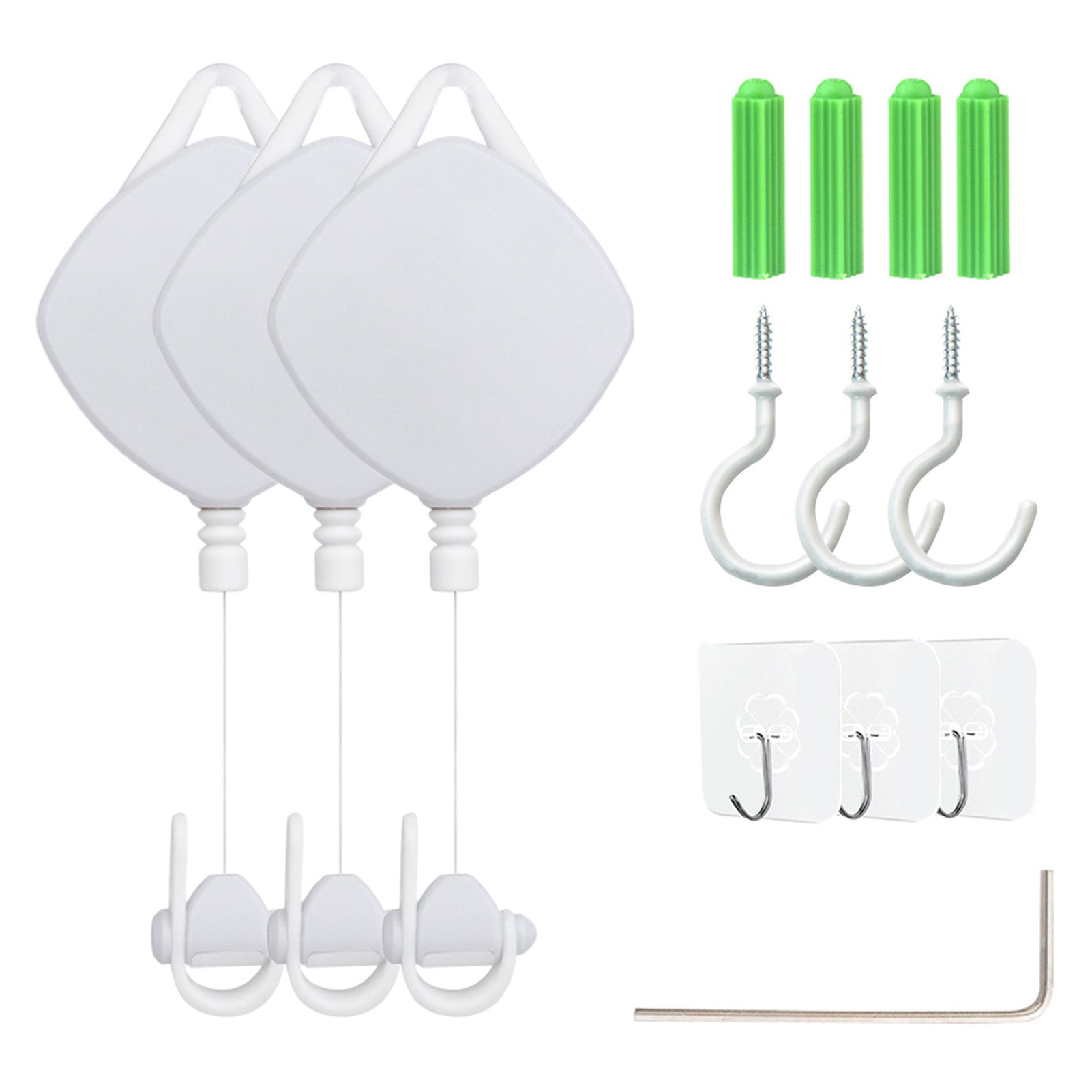 MFTDE 3Pcs for HTC Vive Pro Oculus Rift Oculus Quest Link Oculus Quest 2 Retractable Ceiling Pulley VR Cable Management System MFTDE 3Pcs for HTC Vive Pro Oculus Rift Oculus Quest Link Oculus Quest 2 Retractable Ceiling Pulley VR Cable Management System